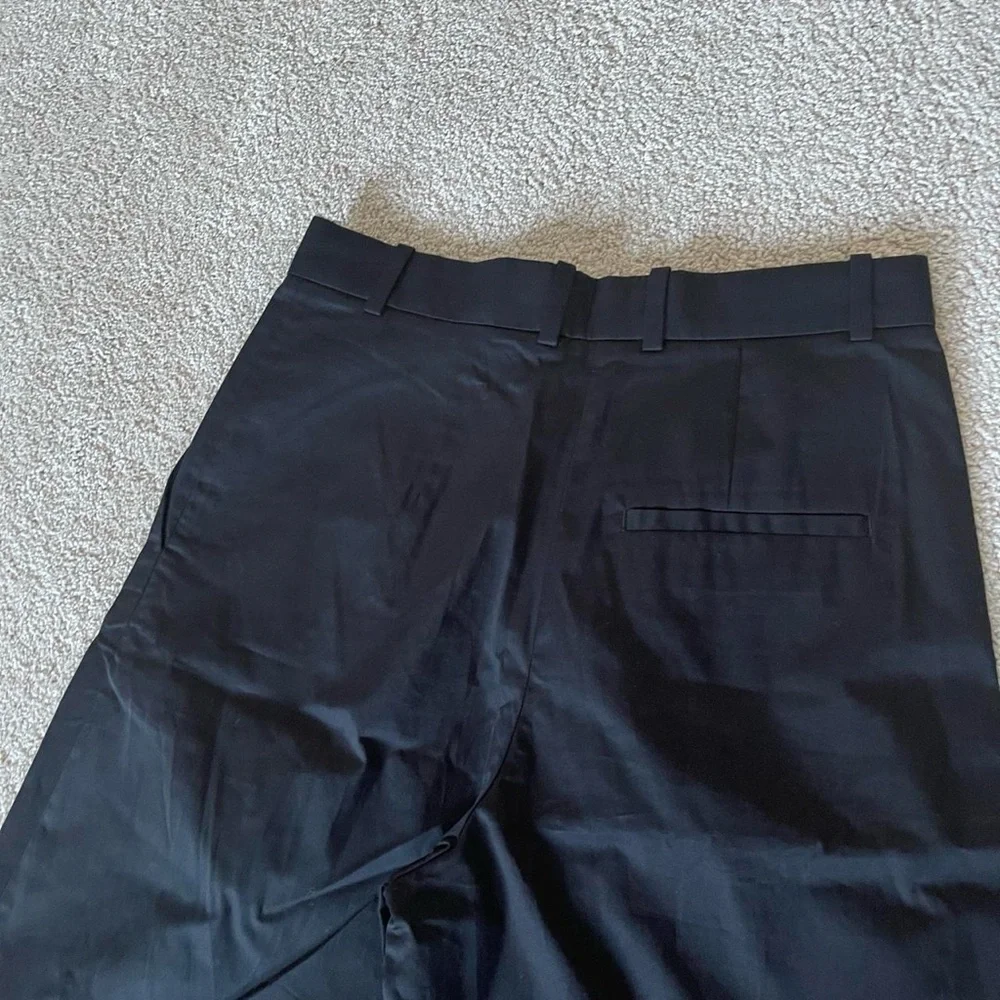 COS | RELAXED 100% COTTON WIDE-LEG TROUSERS - Picture 4 of 9